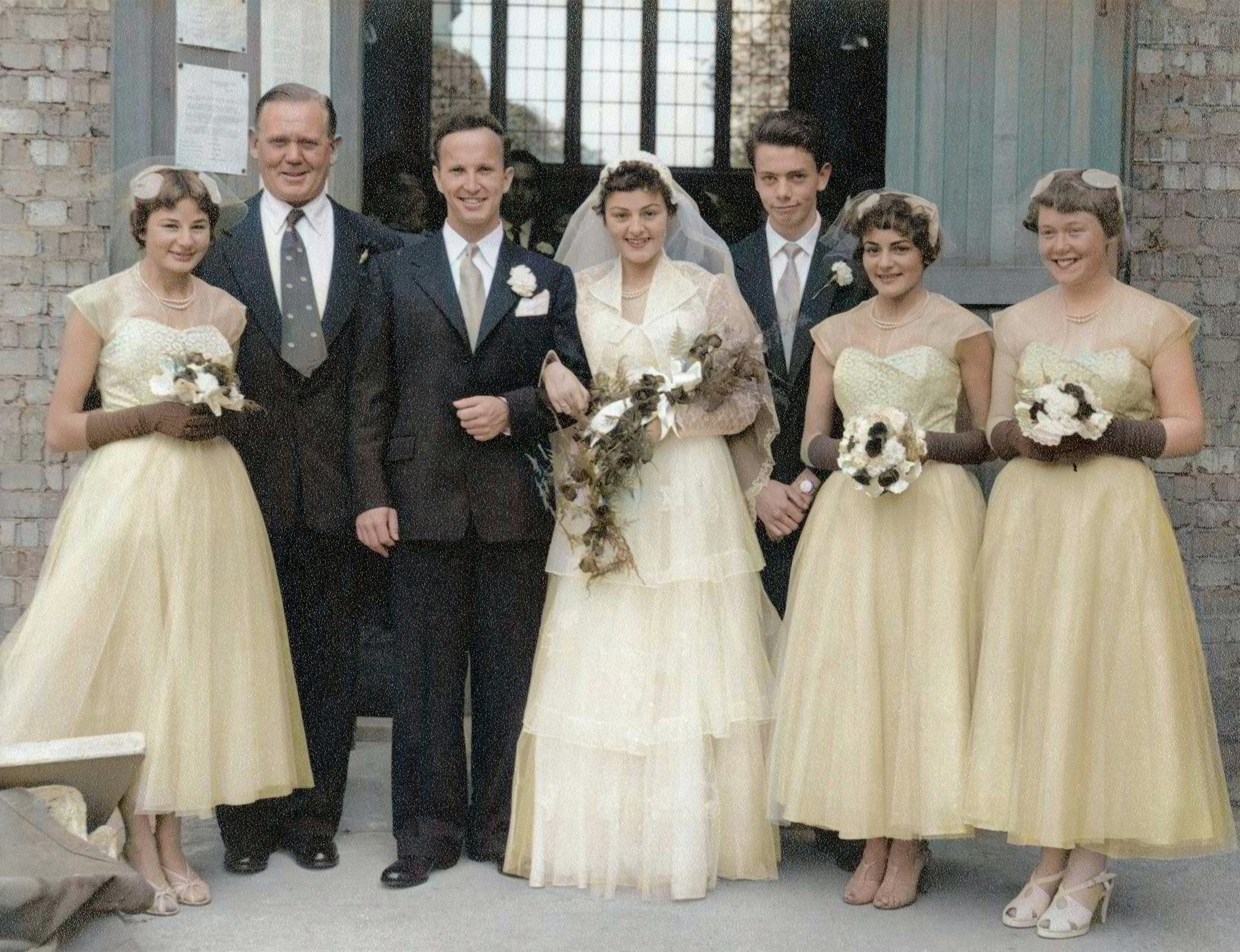 Mum & Dad wedding portrait #9